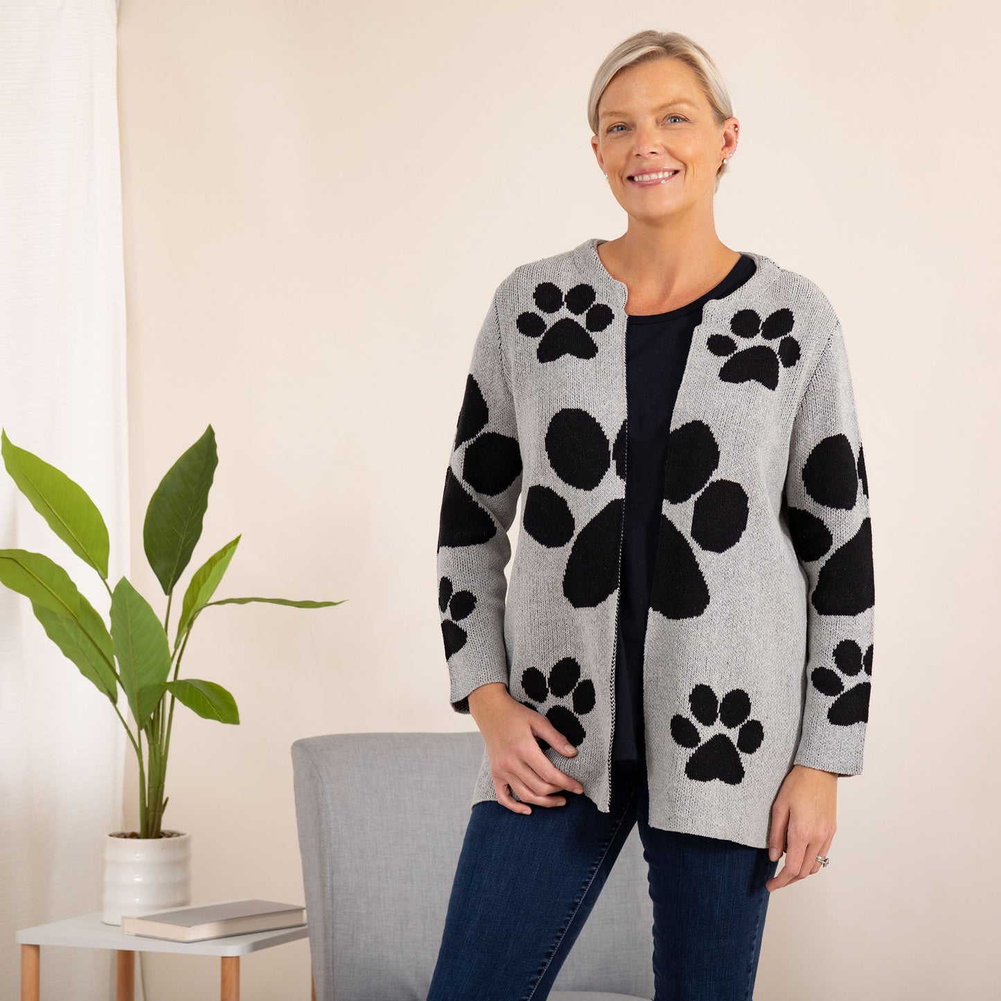 Best Paw Forward Knit Cardigan