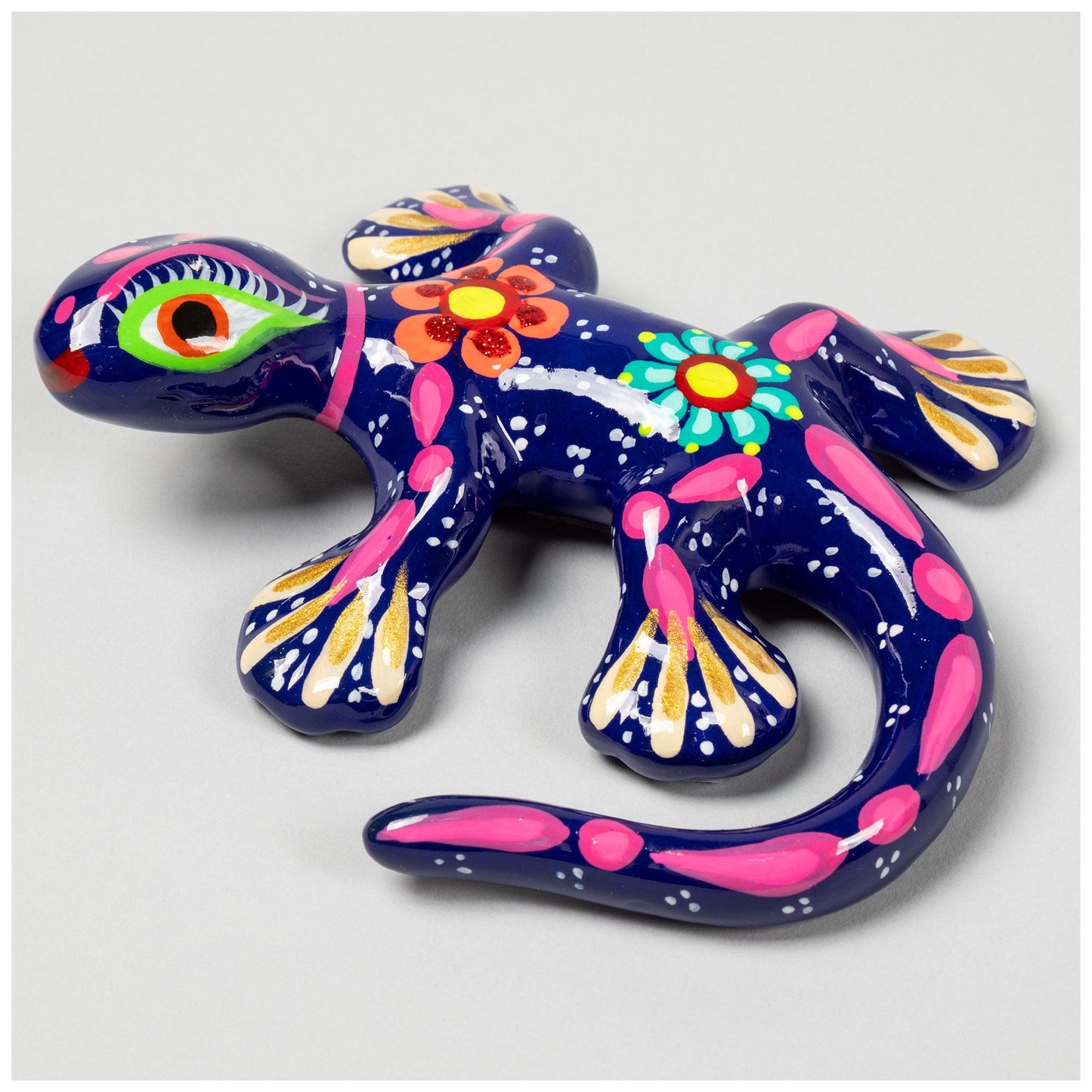 Hand Painted Decorative Ceramic Gecko