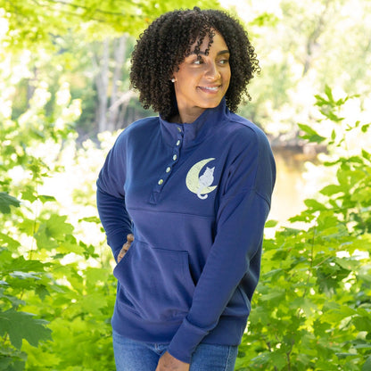 Animal Fun Snap Cadet Pullover