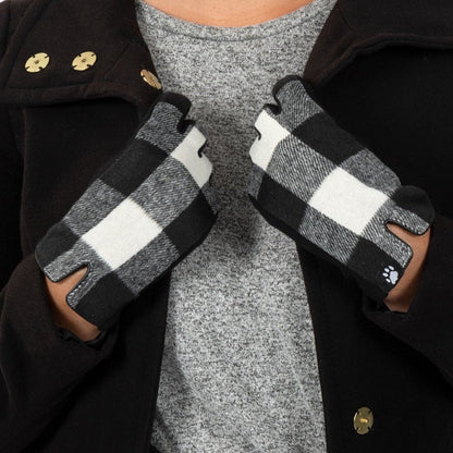 Buffalo Check Touch Screen Gloves