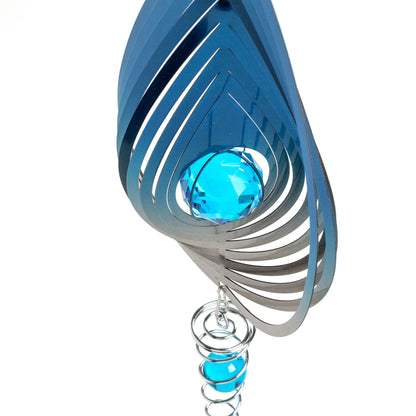 Color-Changing Jewel Illusion Spinner Wind Chime