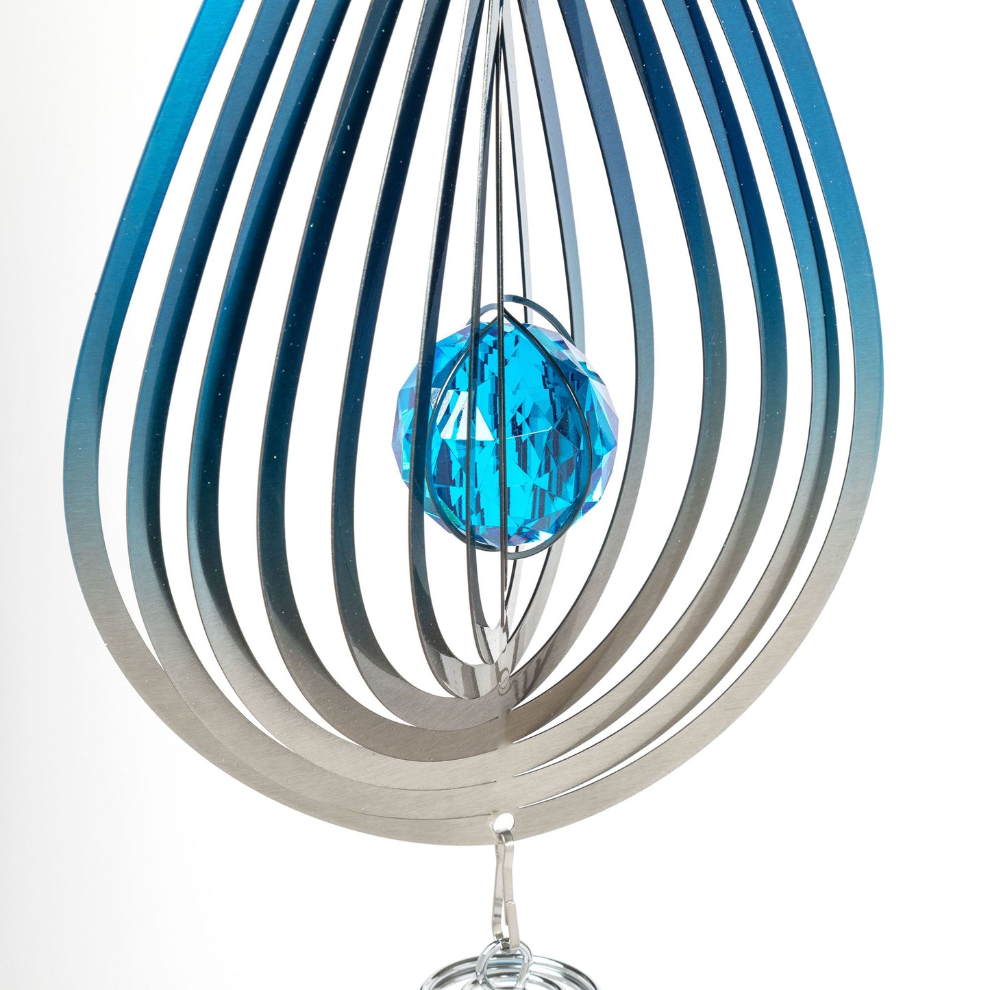 Color-Changing Jewel Illusion Spinner Wind Chime