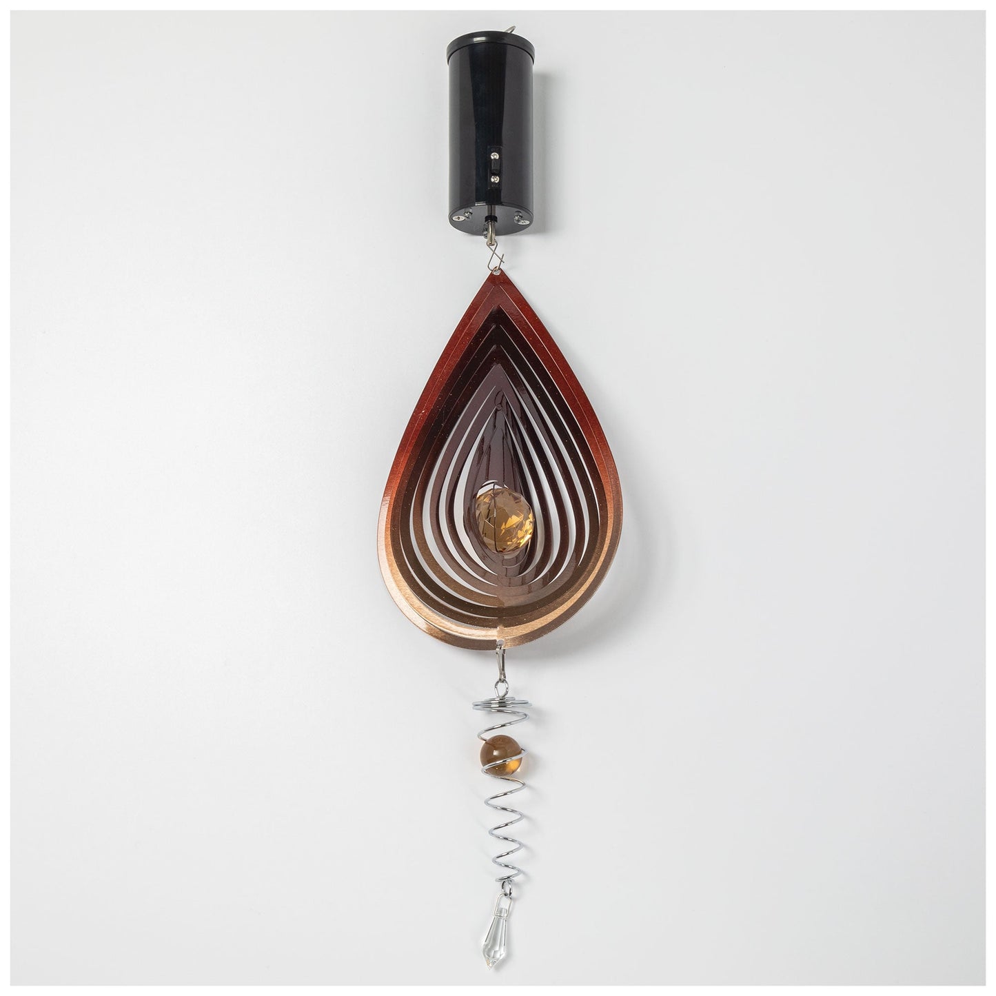 Color-Changing Jewel Illusion Spinner Wind Chime