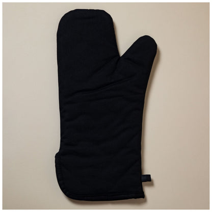 Stay Saucy Black Oven Mitt