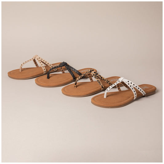 Corkys T-Strap Fashion Flip Flops