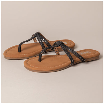 Corkys T-Strap Fashion Flip Flops