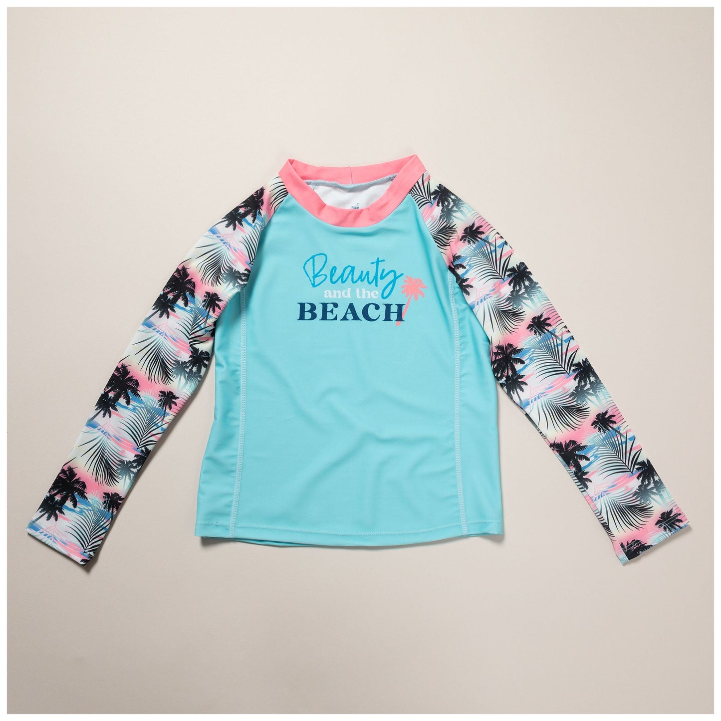 Kids Long Sleeve Rashguard Swim Shirt