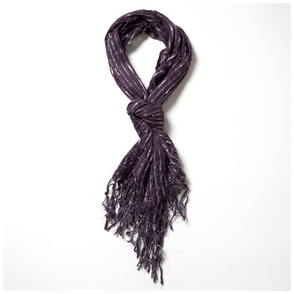 Purple Sunsets Cotton Scarf