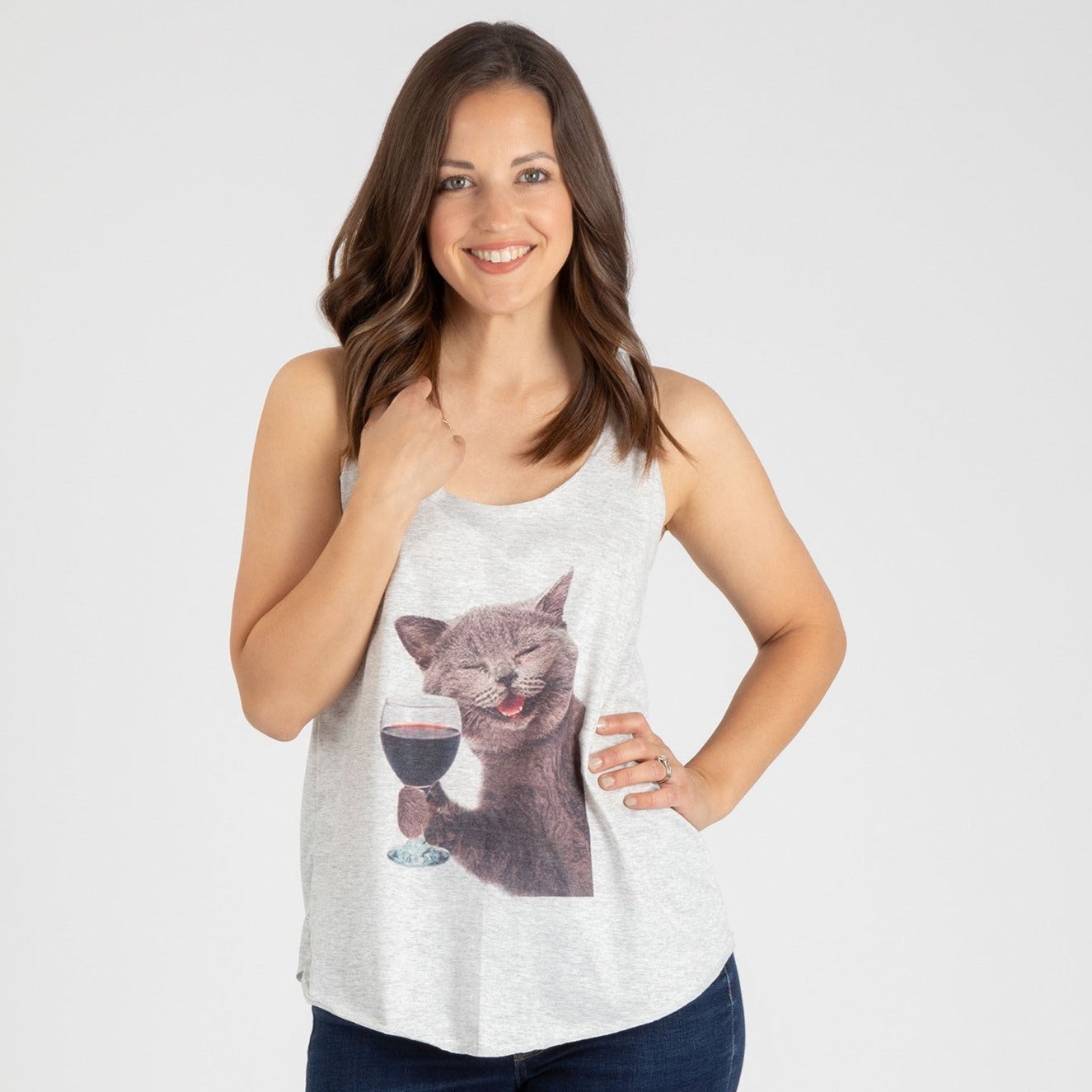 Cat Happy Hour Tank Top