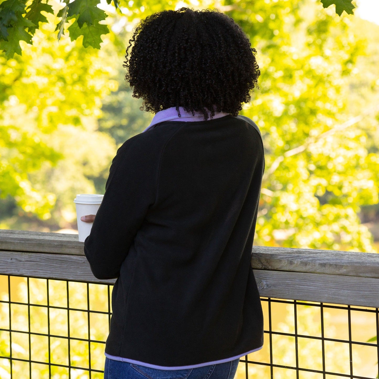 Paw Print Cadet Snap Fleece Pullover