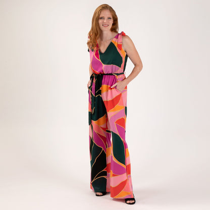 Metamorphosis Tie Shoulder Jumpsuit