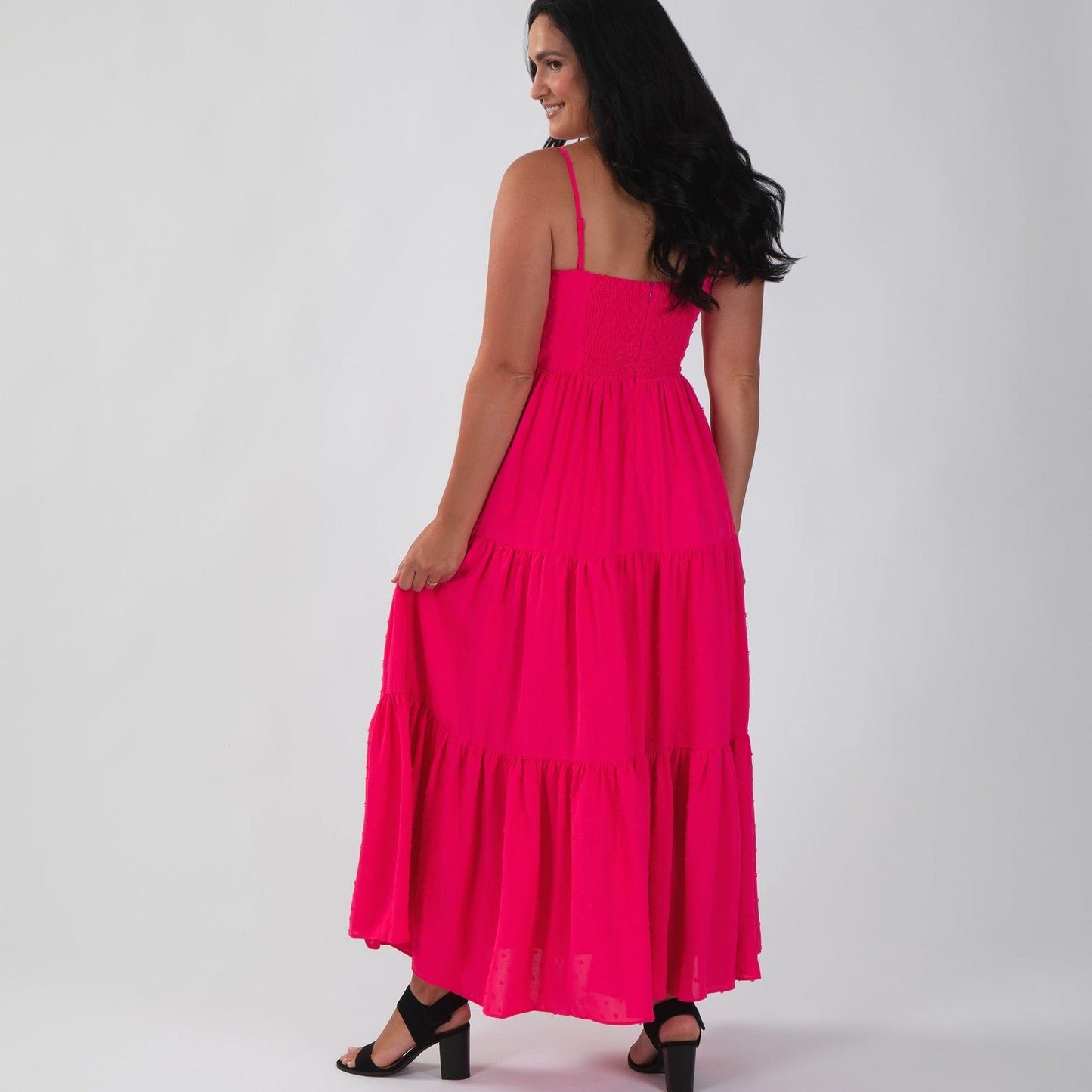 Keyhole Bow Maxi Dress