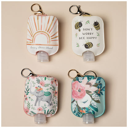 Hand Sanitizer Bottle Holder Keychain