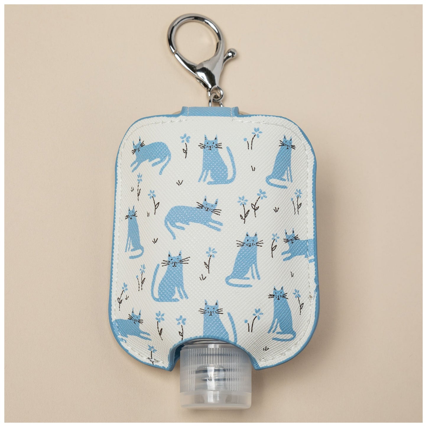 Cat & Dog Hand Sanitizer Bottle Holder Keychain