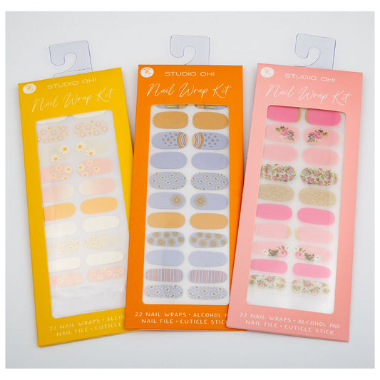 Flowers for the Sunshine Manicure Nail Wrap Kit