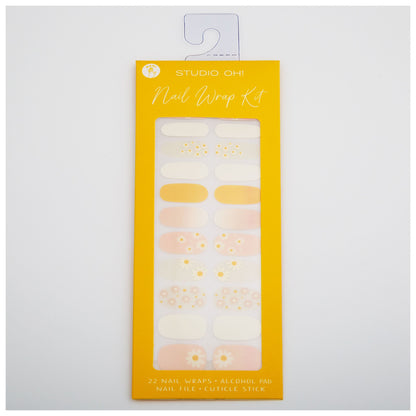 Flowers for the Sunshine Manicure Nail Wrap Kit