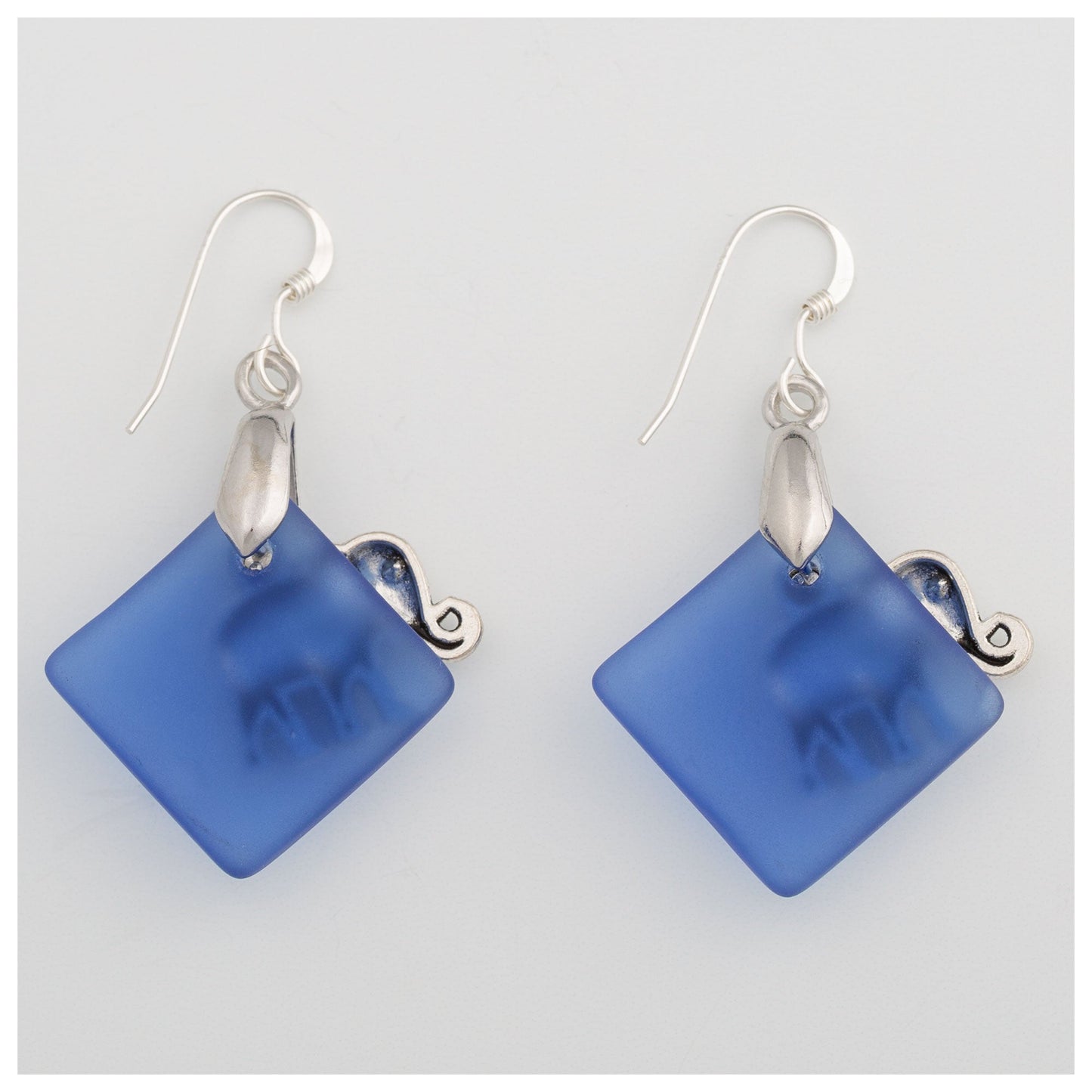 Elephant Sea Glass Earrings