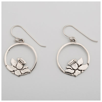 Blooming Flowers Sterling Earrings