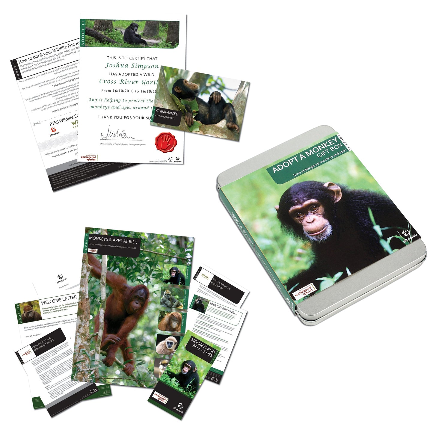 People's Trust for Endangered Species Adoption Kit