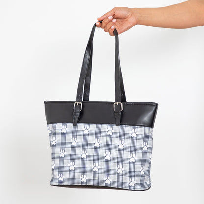 Classic Paw Print Canvas Tote