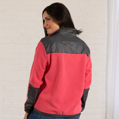 Paw Print Heavyweight Polar Fleece Jacket