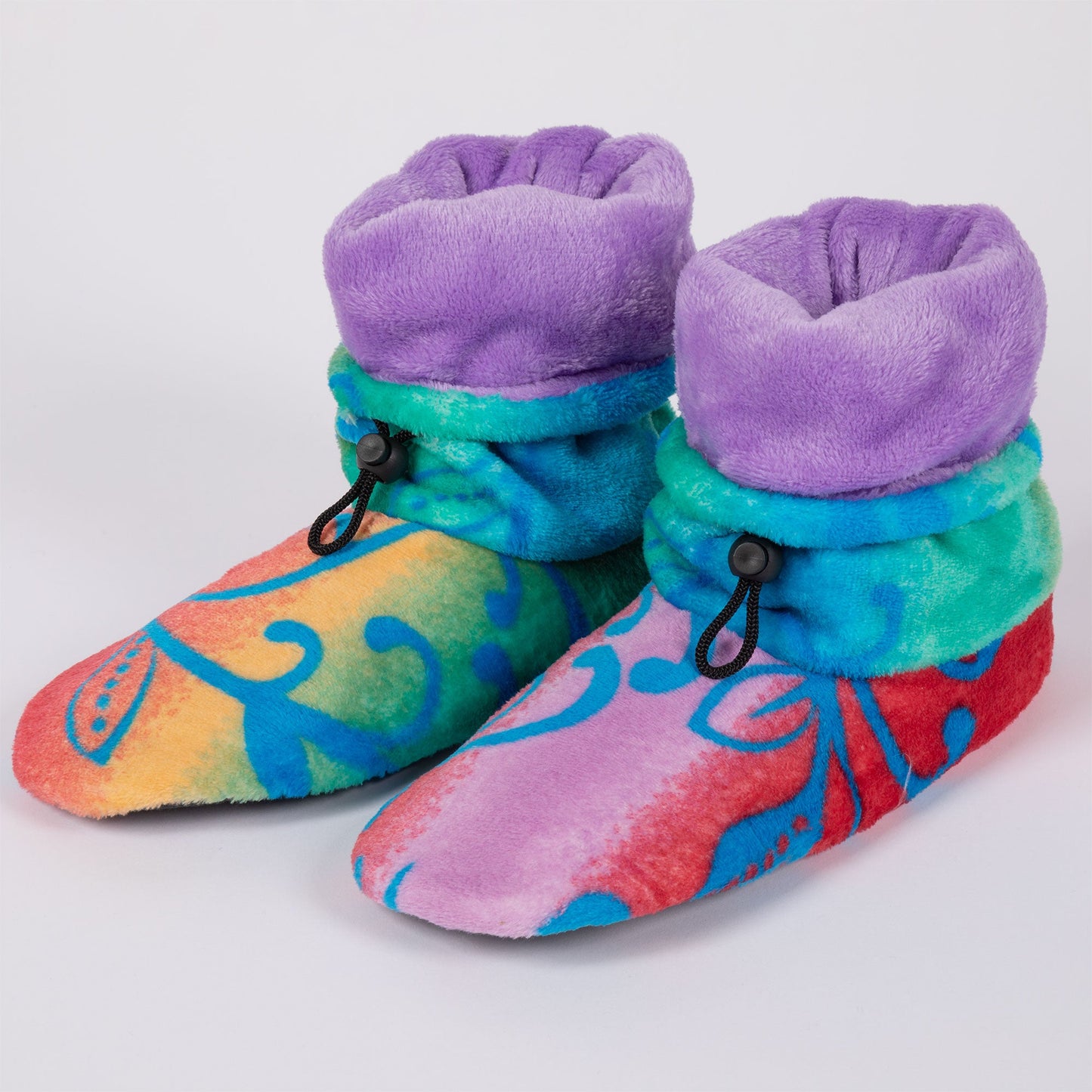 Super Cozy&trade; Deluxe Paw Non-Slip Toggle Slipper Booties