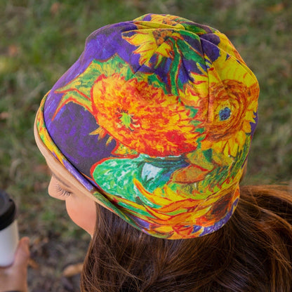 Van Gogh Beauty Printed Beanie