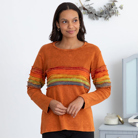 Never Ending Rainbow Long Sleeve Top