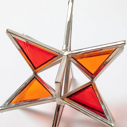 Glass Moravian Star Ornament | Fair Trade