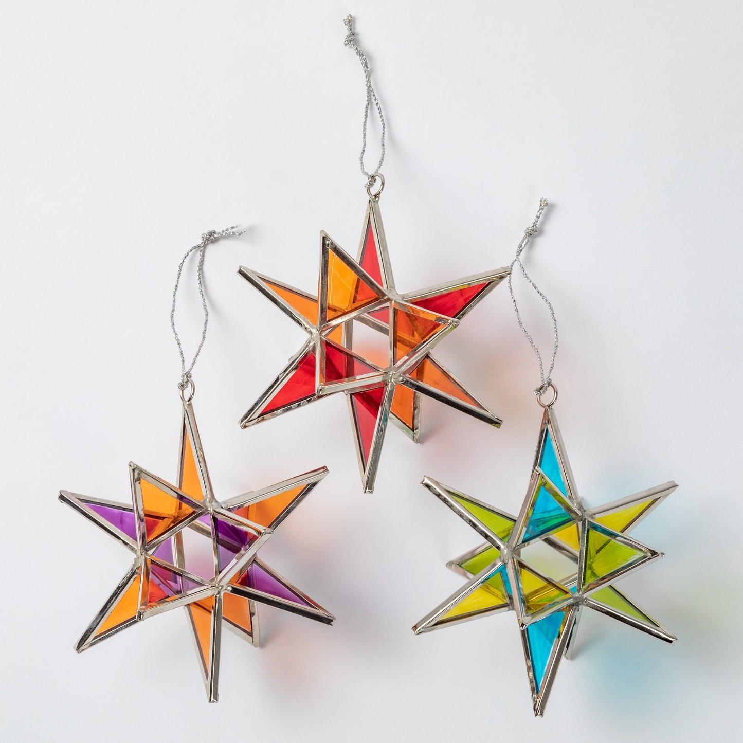 Glass Moravian Star Ornament | Fair Trade