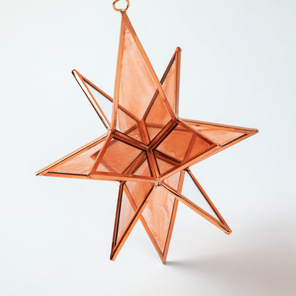 Glass Moravian Star Ornament | Fair Trade