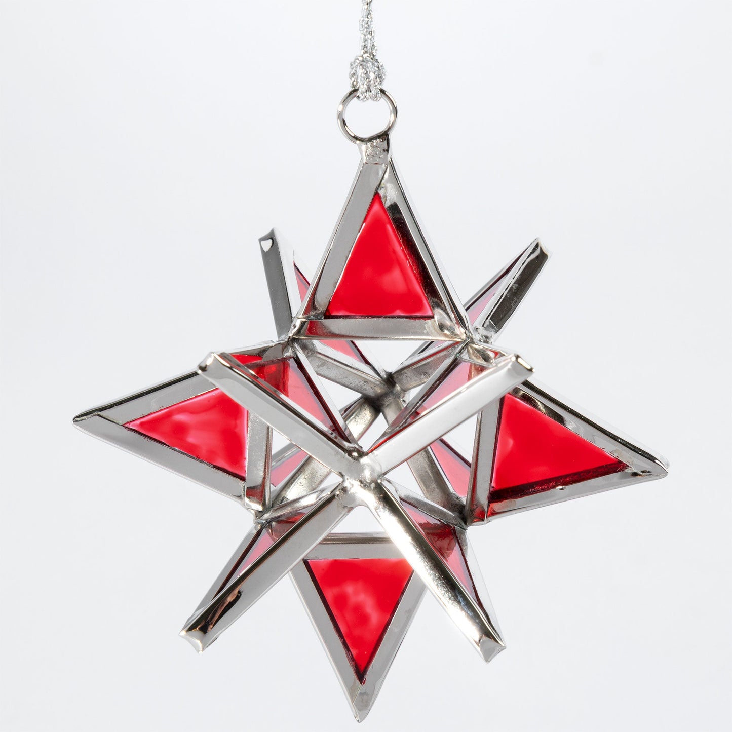 Glass Moravian Star Ornament | Fair Trade