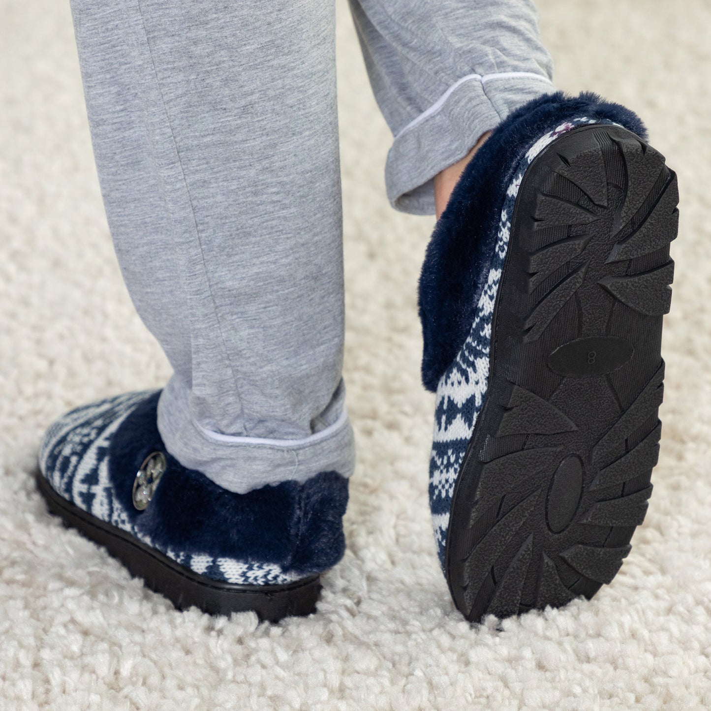 Paw Knit Clog Slippers