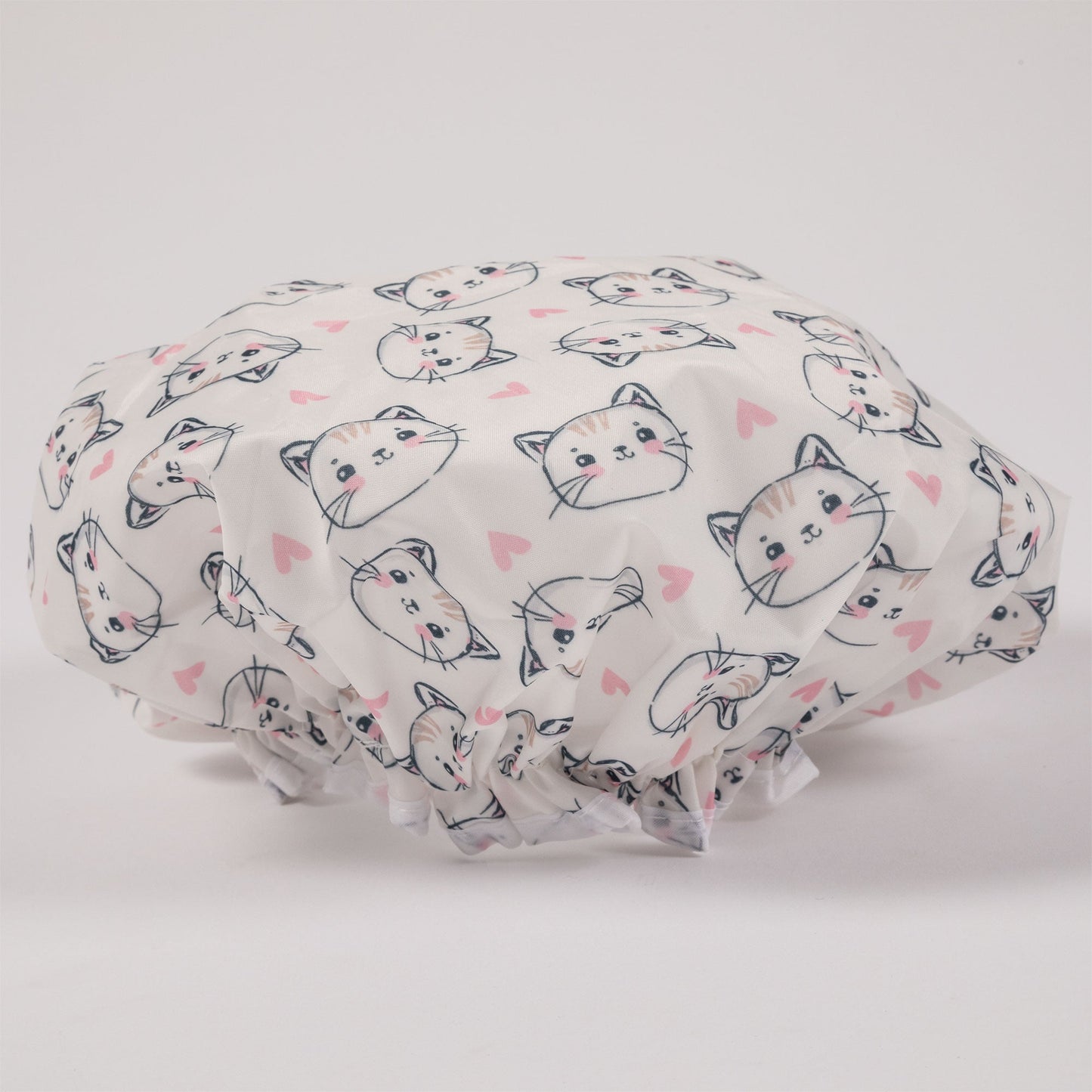 Cala&reg; All Over Kitty Faces Shower Cap