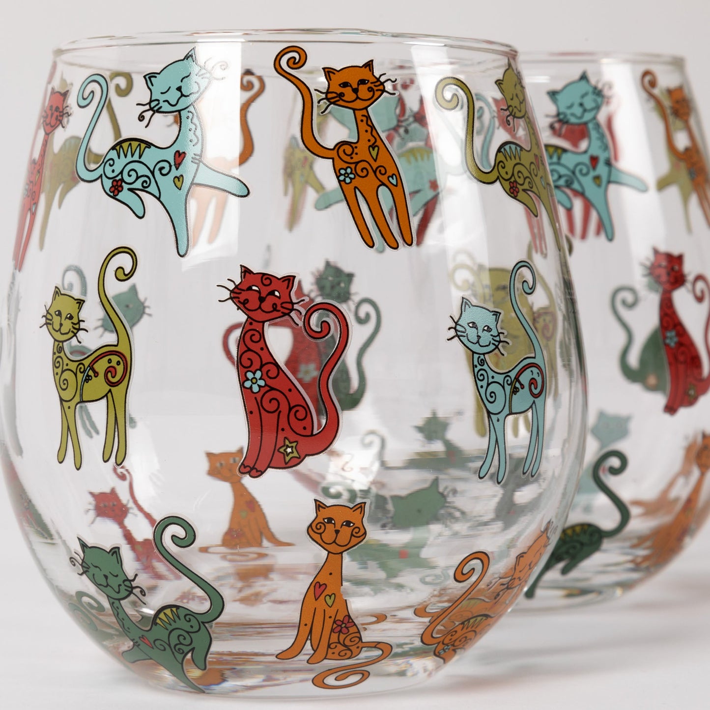 All Over Print Glasses - Set of 2