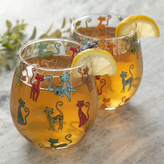 All Over Print Glasses - Set of 2