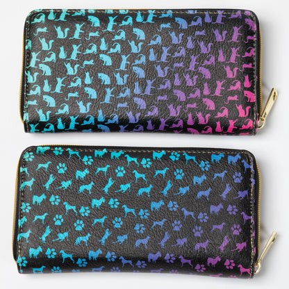 Rainbow Pets Zip Around Wallet