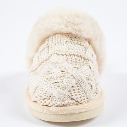 Corkys Purl Knit Scuff Slippers