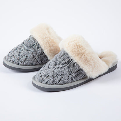 Corkys Purl Knit Scuff Slippers