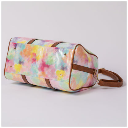 Shimmer Tie-Dye Vegan Leather Duffel Bag