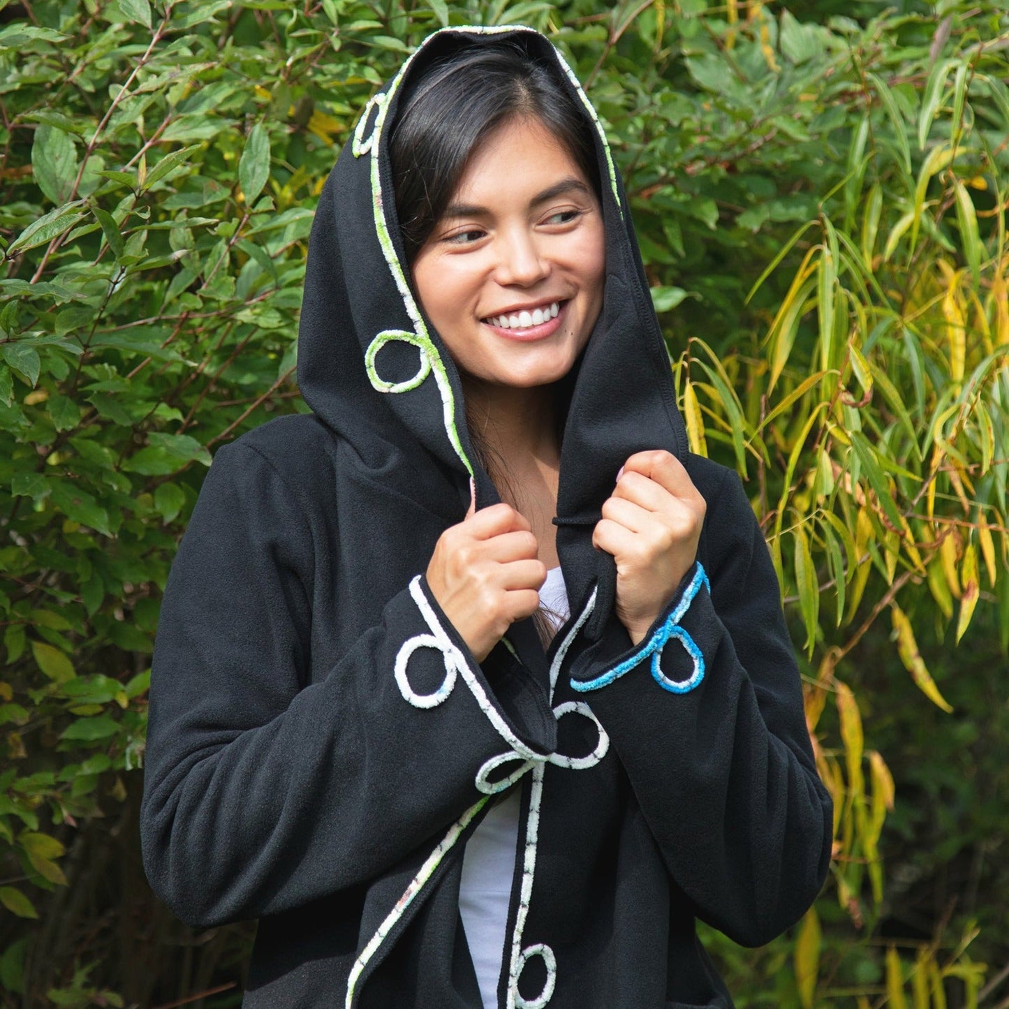 Twists and Turns Fleece Wrap Jacket