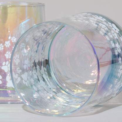 Pearl Iridescent Glass - Set of 4