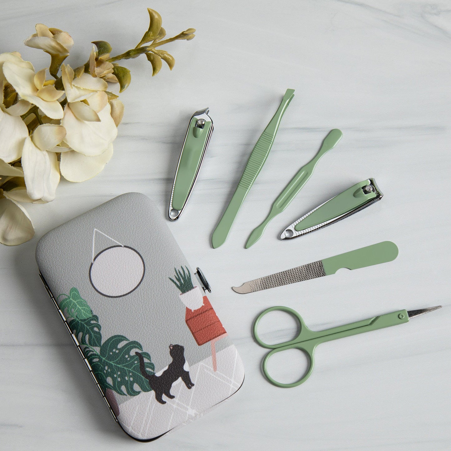 Black Cat Manicure Set