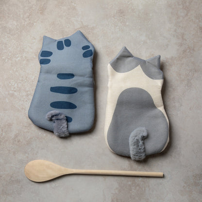 I've Got Your Back Cat Oven Mitts - Set of 2