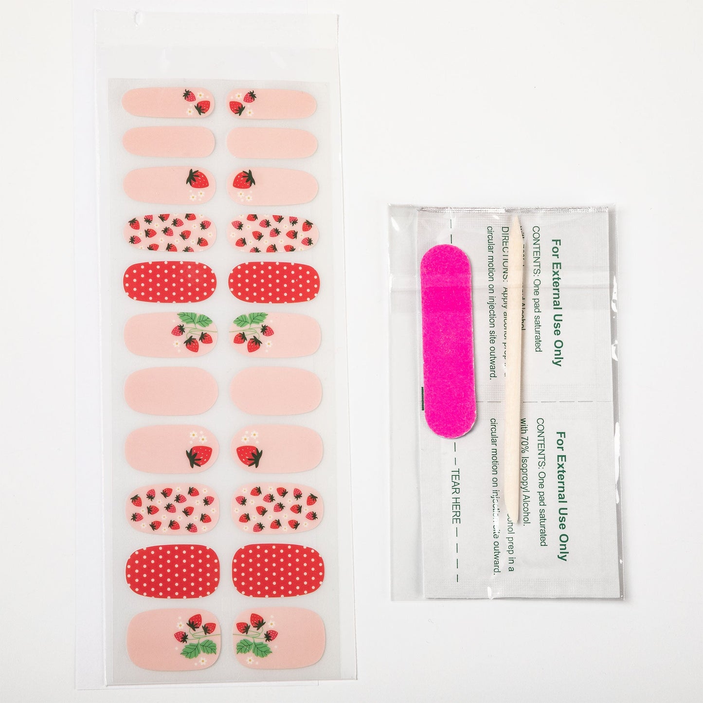 Patterned Manicure Nail Wrap Kit