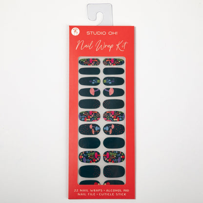 Patterned Manicure Nail Wrap Kit