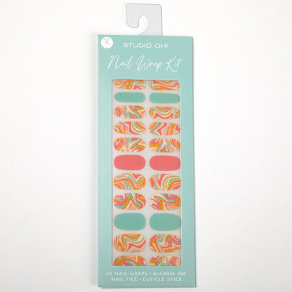 Patterned Manicure Nail Wrap Kit