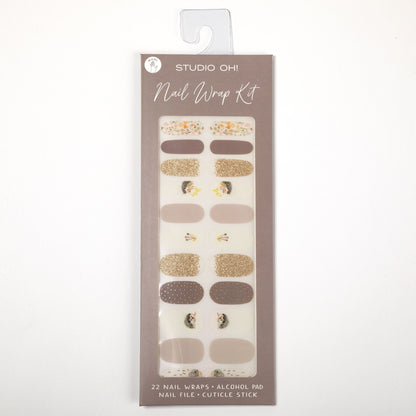 Patterned Manicure Nail Wrap Kit