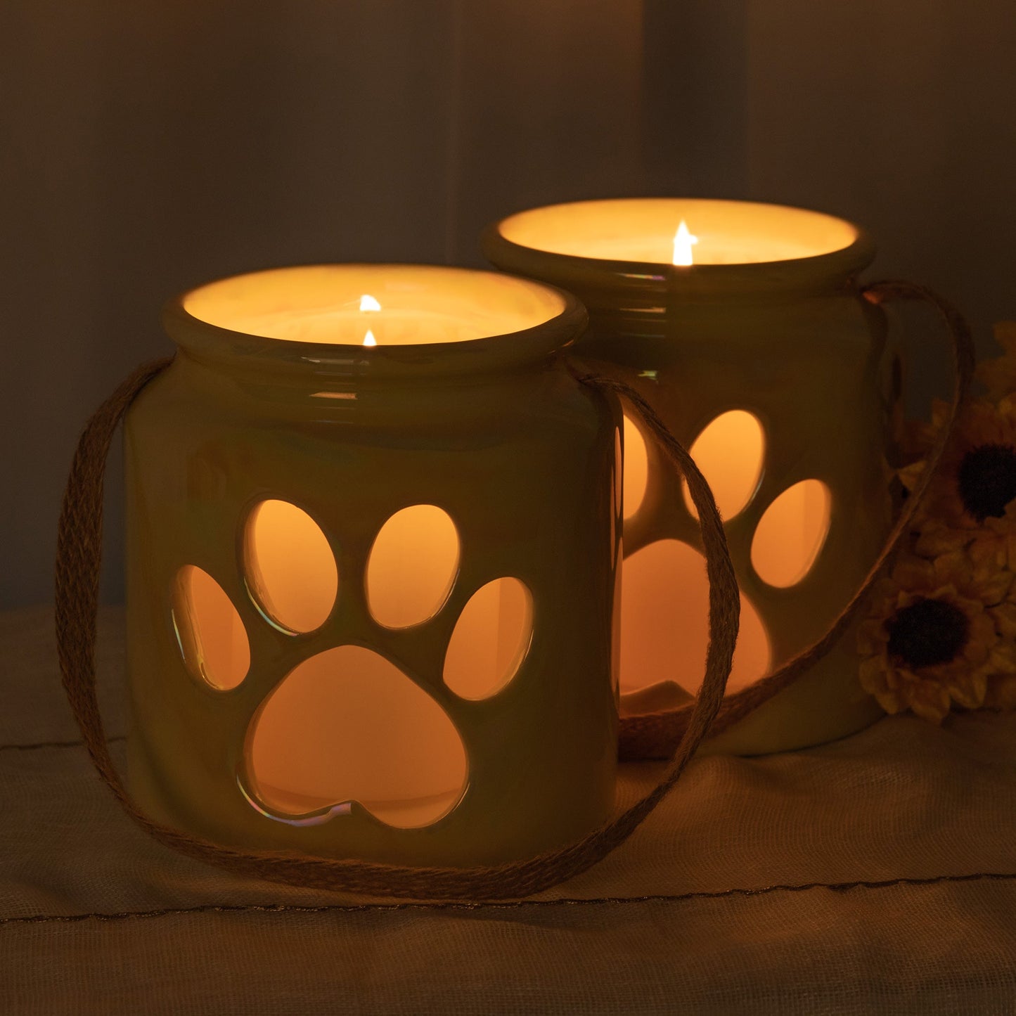 Heart Paw Candle Holder - Set of 2