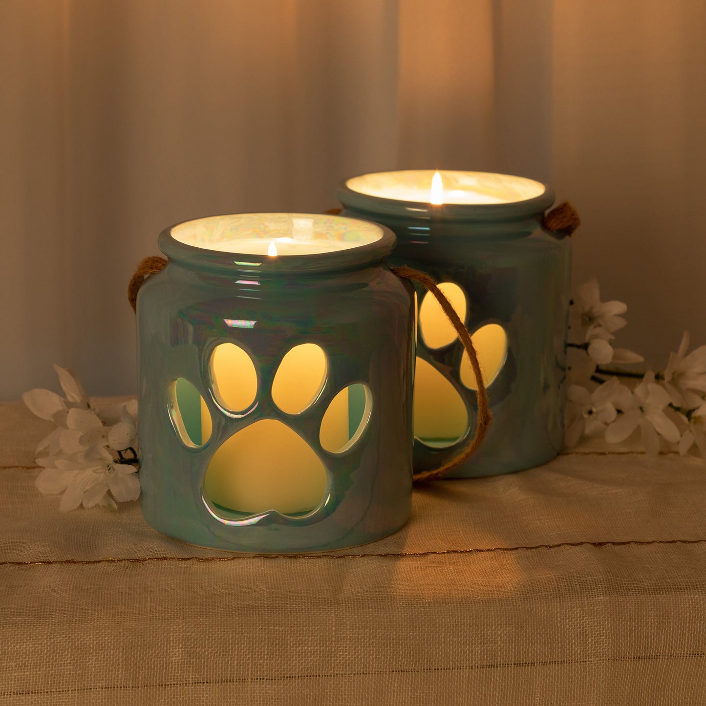 Heart Paw Candle Holder - Set of 2